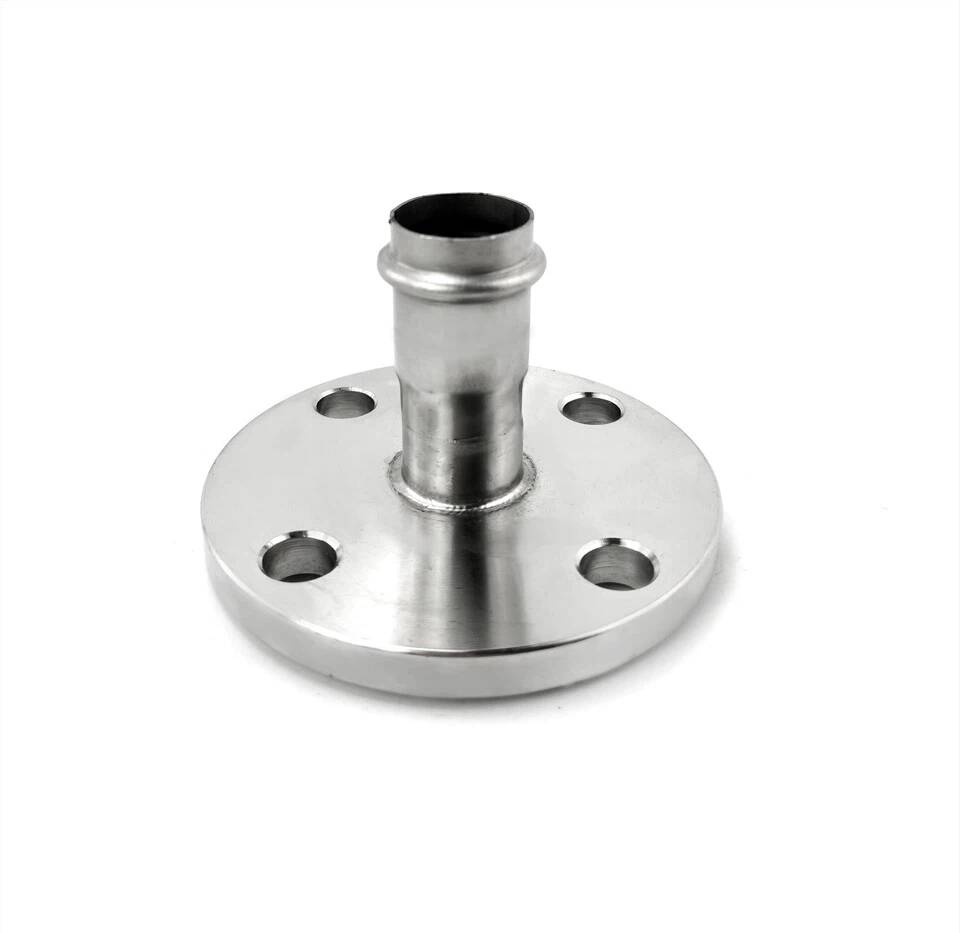 Rozsdamentes acél préskarima adapter