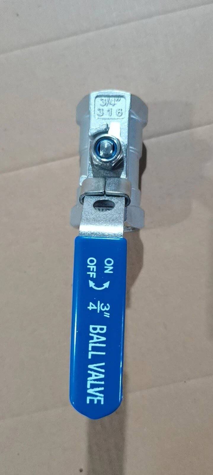 Rozsdamentes acél 1db menetes golyóscsap