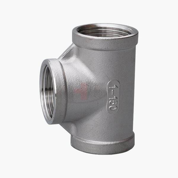 Rozsdamentes acél Bspt Thread Class 150 Tee Rozsdamentes acél Bspt Thread Class 150 Tee